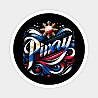 Pinay Filipino Filipina, Philippines Pride Flag Magnet